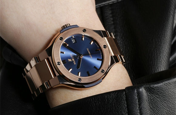 Replica Hublot Blue Light Classic Fusion Watch Replica Hublot Blue Light