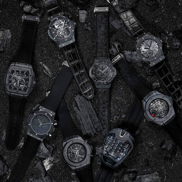 top 10 replica hublot all black watches