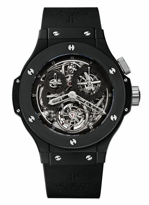 2007 replica hublot all black watch