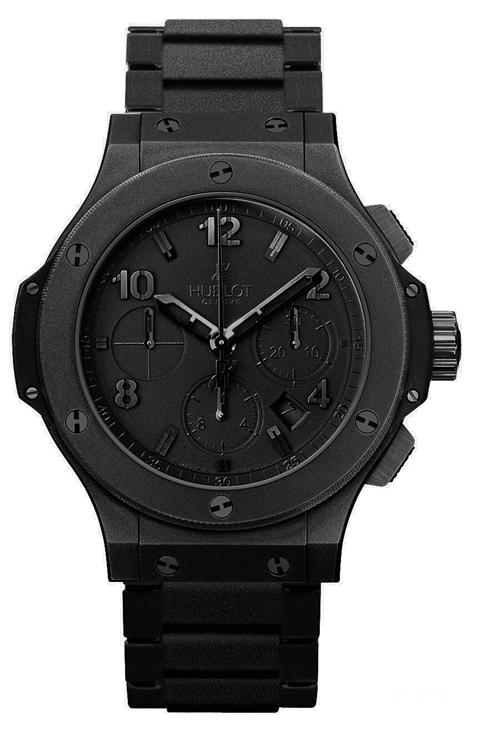 2008 replica hublot all black Big Bang Aero Bang watch